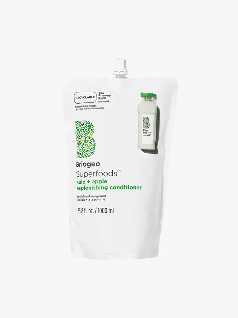 Briogeo Kale + Apple Replenishing Superfood Conditione 1L Refill | MECCA Discount