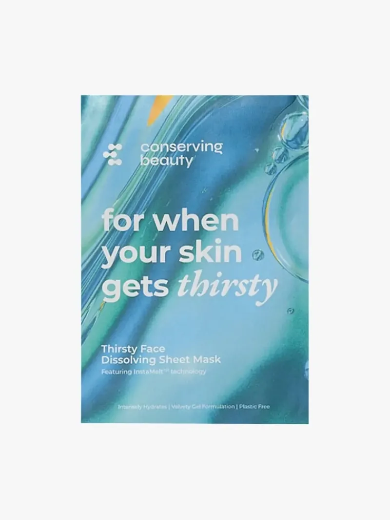 Conserving Beauty Thirsty Face Dissolving Sheet Mask | MECCA Outlet