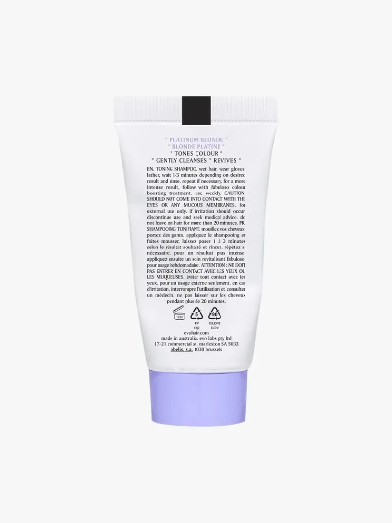 evo_fabuloso_platinum_blo_2-2.webp evo fabuloso Platinum Blonde Toning Shampoo 30ml | MECCA Fashion