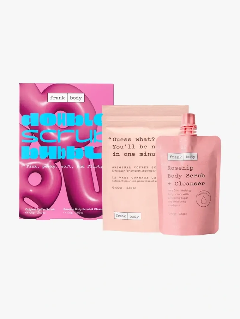 Frank Body Double Scrub Bubble Kit | MECCA Hot