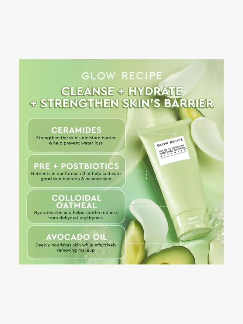 glow_recipe_avocado_ceram_4-2.webp Glow Recipe Avocado Ceramide Moisture Barrier Cleanser | MECCA New