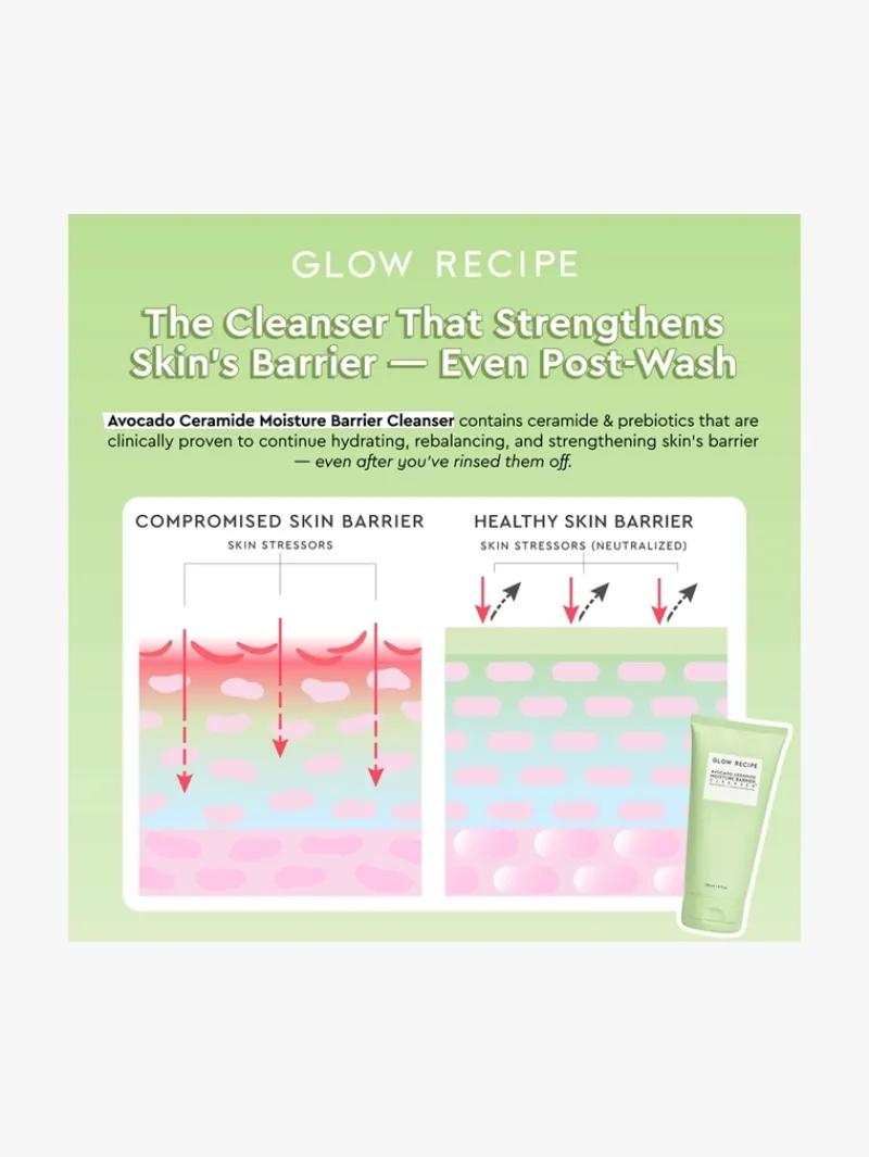 glow_recipe_avocado_ceram_6.webp Glow Recipe Avocado Ceramide Moisture Barrier Cleanser | MECCA Best