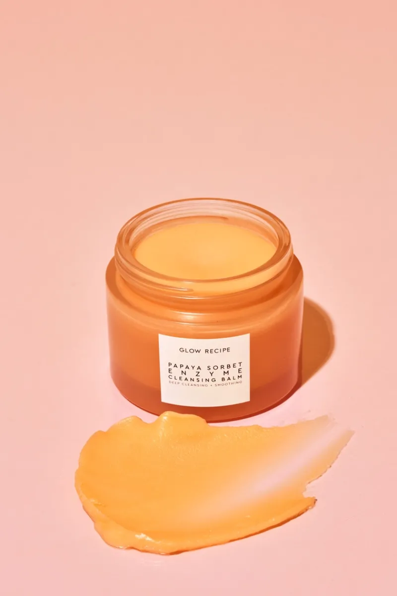 glow_recipe_papaya_sorbet_2.webp Glow Recipe Papaya Sorbet Enzyme Cleansing Balm | MECCA Fashion