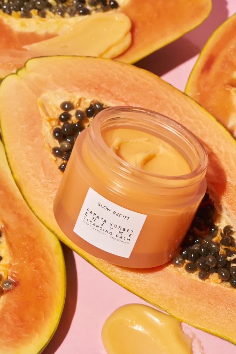 glow_recipe_papaya_sorbet_3.webp Glow Recipe Papaya Sorbet Enzyme Cleansing Balm | MECCA Fashion