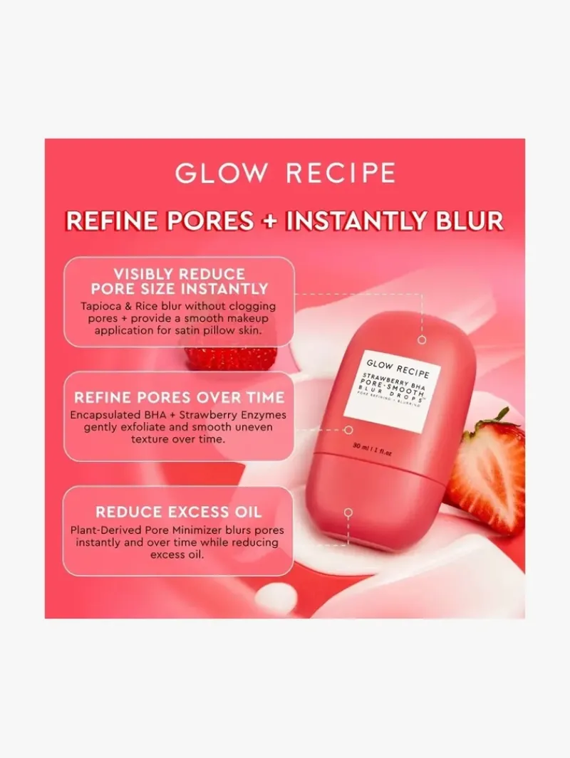 glow_recipe_strawberry_bh_4.webp Glow Recipe Strawberry BHA Pore-Smooth Treatment | MECCA Outlet