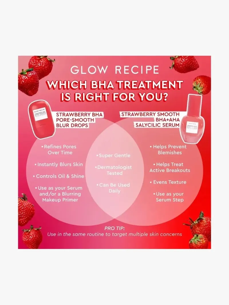 glow_recipe_strawberry_bh_7.webp Glow Recipe Strawberry BHA Pore-Smooth Treatment | MECCA Outlet
