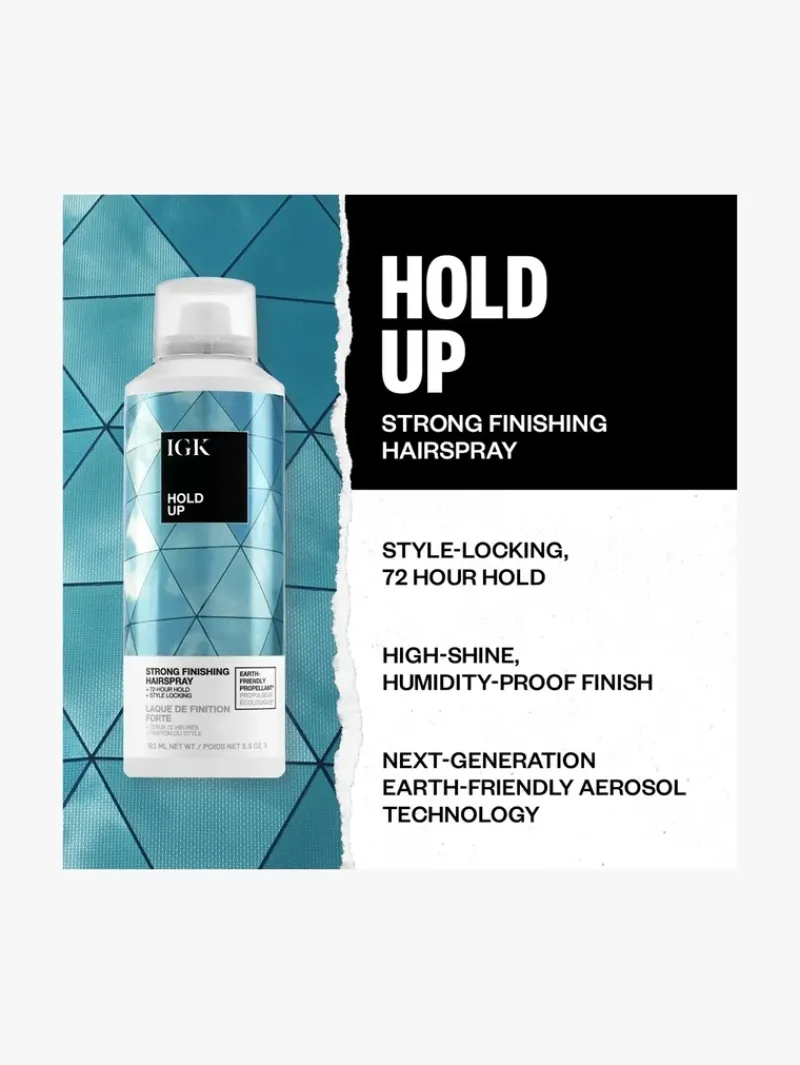 IGK HOLD UP Strong Finishing Hairspray | MECCA Clearance