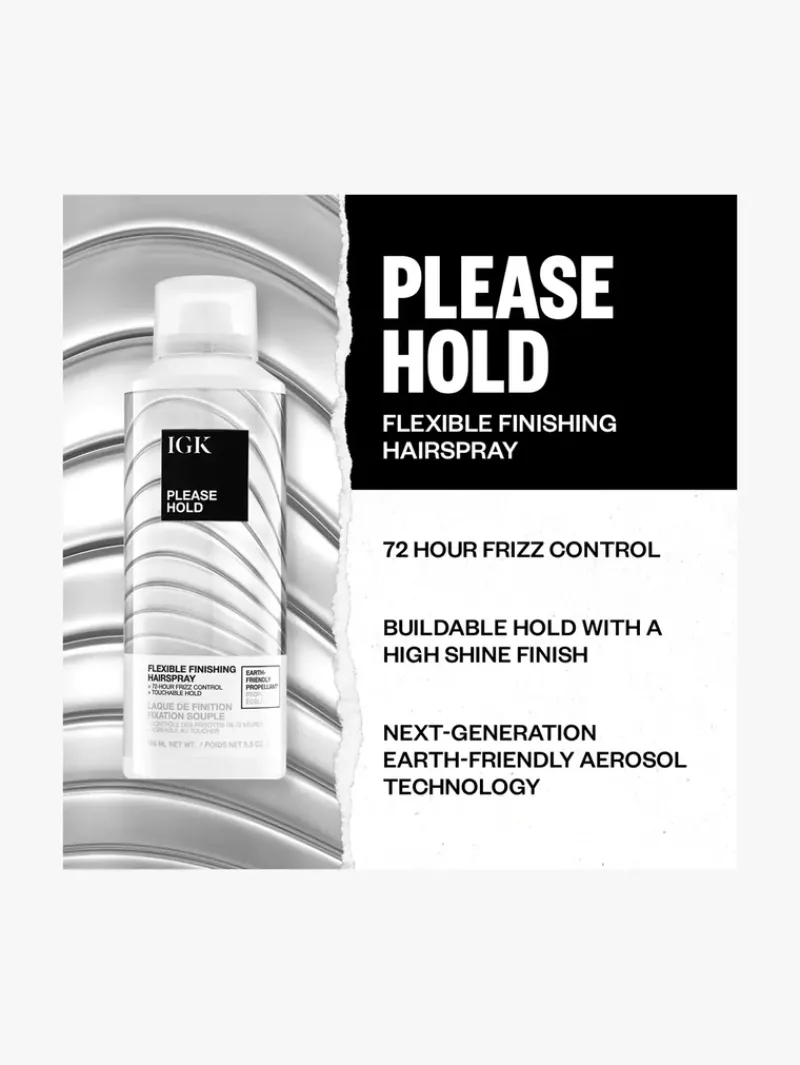 IGK PLEASE HOLD Flexible Finishing Hairspray | MECCA Fashion