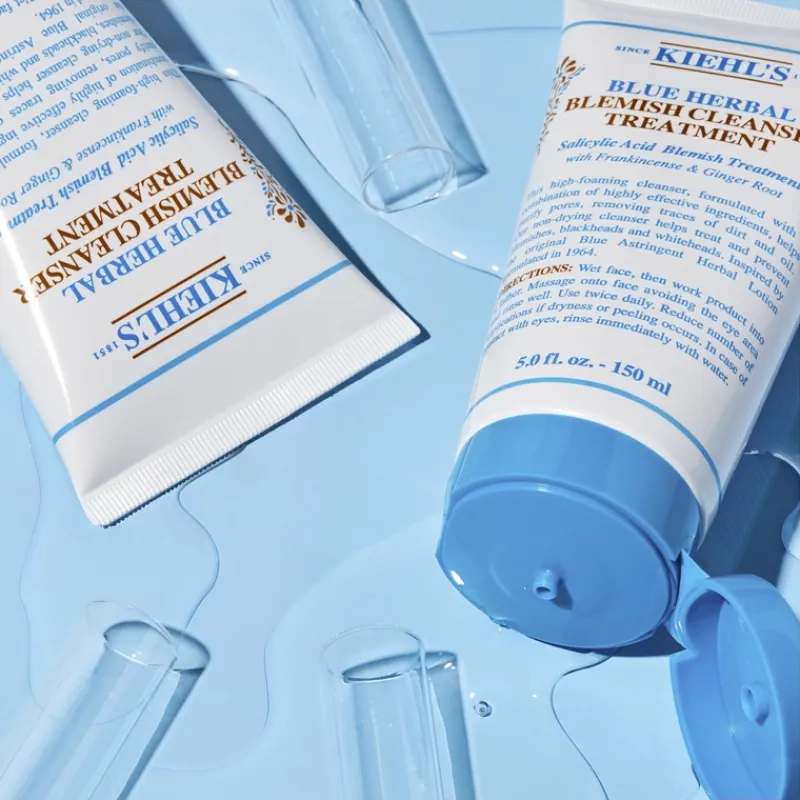 Kiehl's Kiehl's Blue Herbal Acne Cleanser Treatment | MECCA Hot