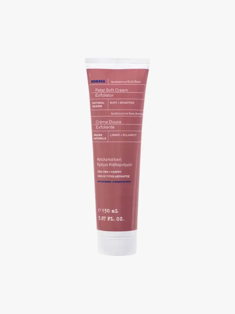 Korres Apothecary Wild Rose Petal Soft Cream Exfoliator | MECCA Clearance