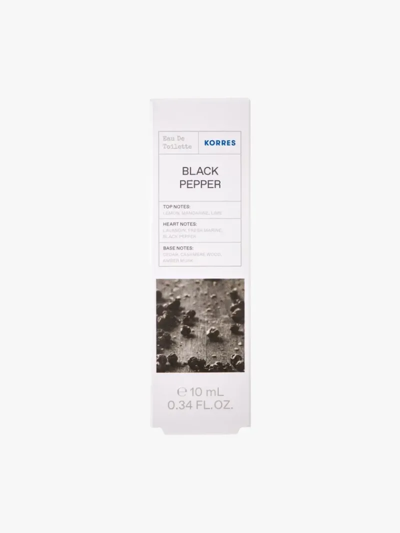 Korres Black Pepper Eau de Toilette 10ml | MECCA Hot