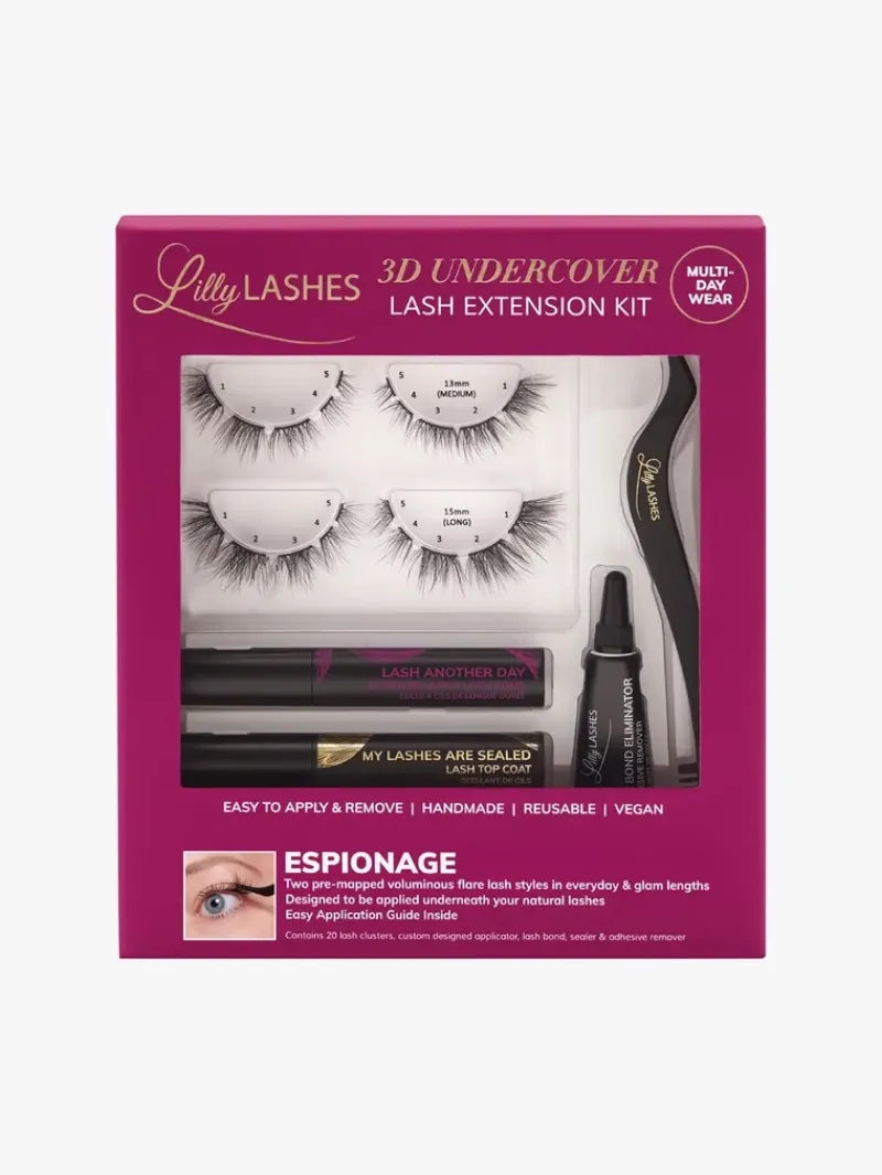 Lilly Lashes 3D UnderCover Lash System Kit Espionage | MECCA Outlet