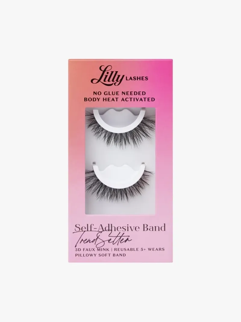 Lilly Lashes  Self Adhesive Band 3D Faux Mink TrendSetter | MECCA Hot
