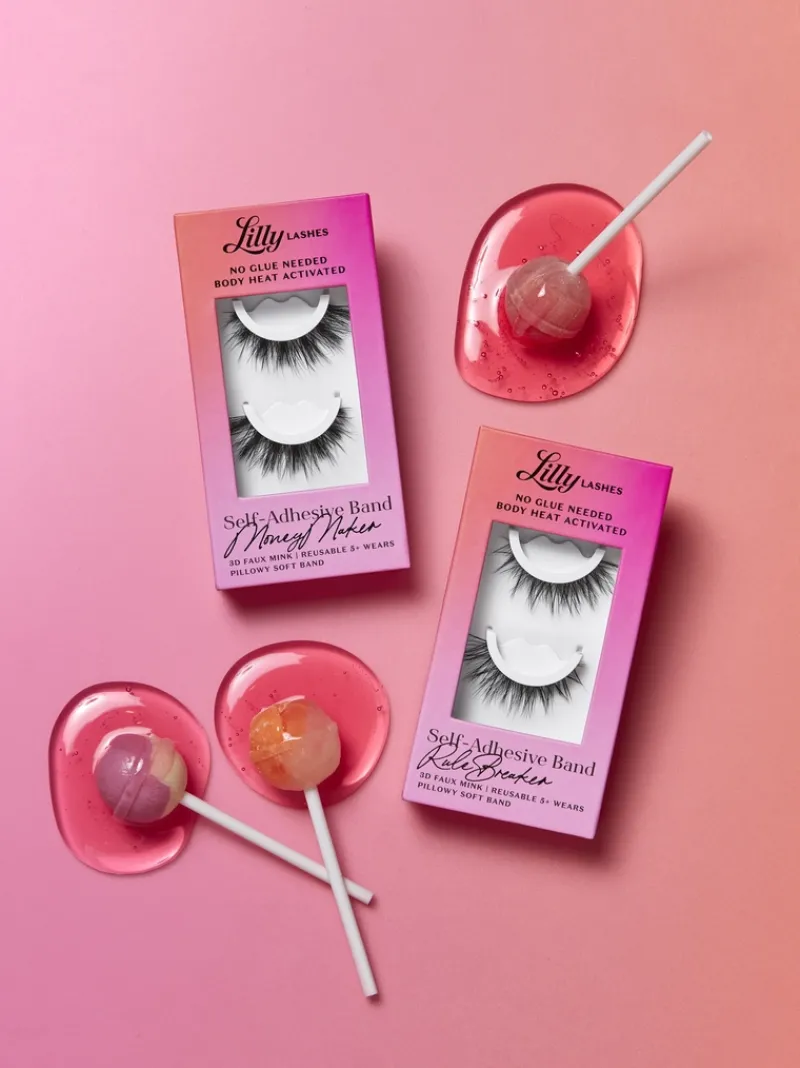 lilly_lashes_self_adhesiv_2.webp Lilly Lashes Self Adhesive Band 3D Faux Mink RuleBreaker | MECCA Outlet