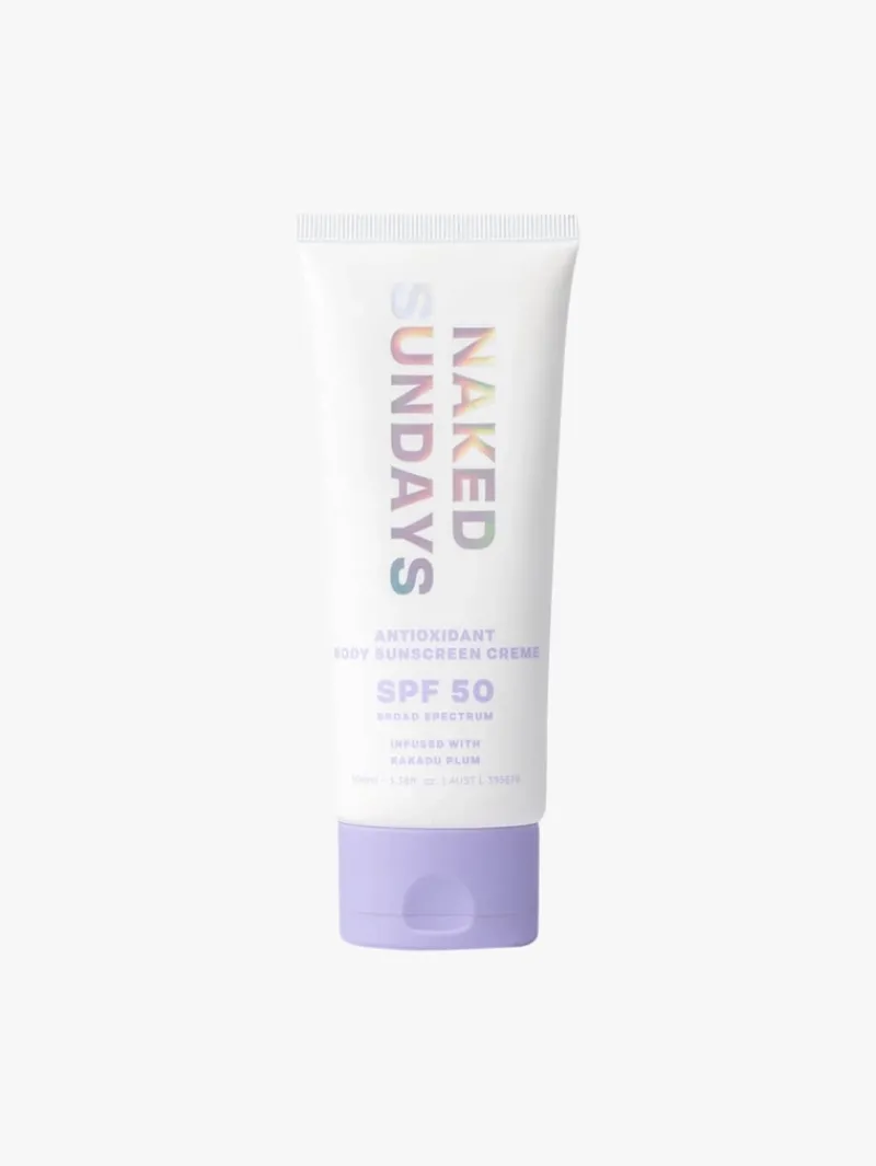 Naked Sundays SPF50 Antioxidant Body Sunscreen Crème | MECCA Best
