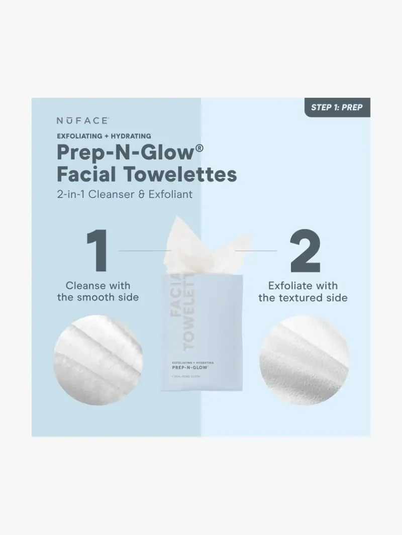 nuface_prepnglow_individu_2.webp NuFACE Prep-N-Glow Individually Packed Cloths | MECCA Sale
