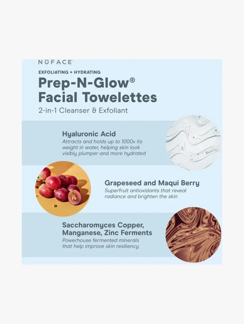 nuface_prepnglow_individu_3.webp NuFACE Prep-N-Glow Individually Packed Cloths | MECCA Sale
