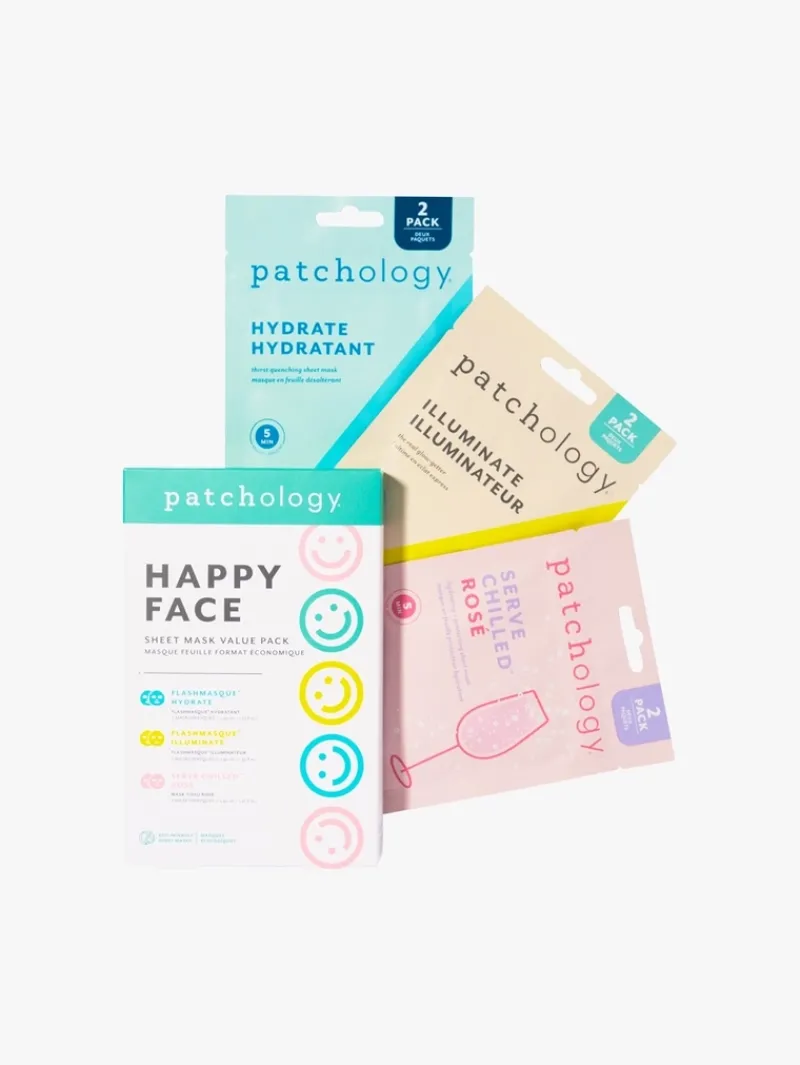 Patchology Happy Face Sheet Mask Value Pack | MECCA Discount