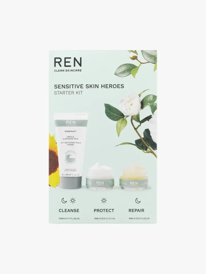 REN Clean Skincare Sensitive Skin Heroes Kit | MECCA Sale