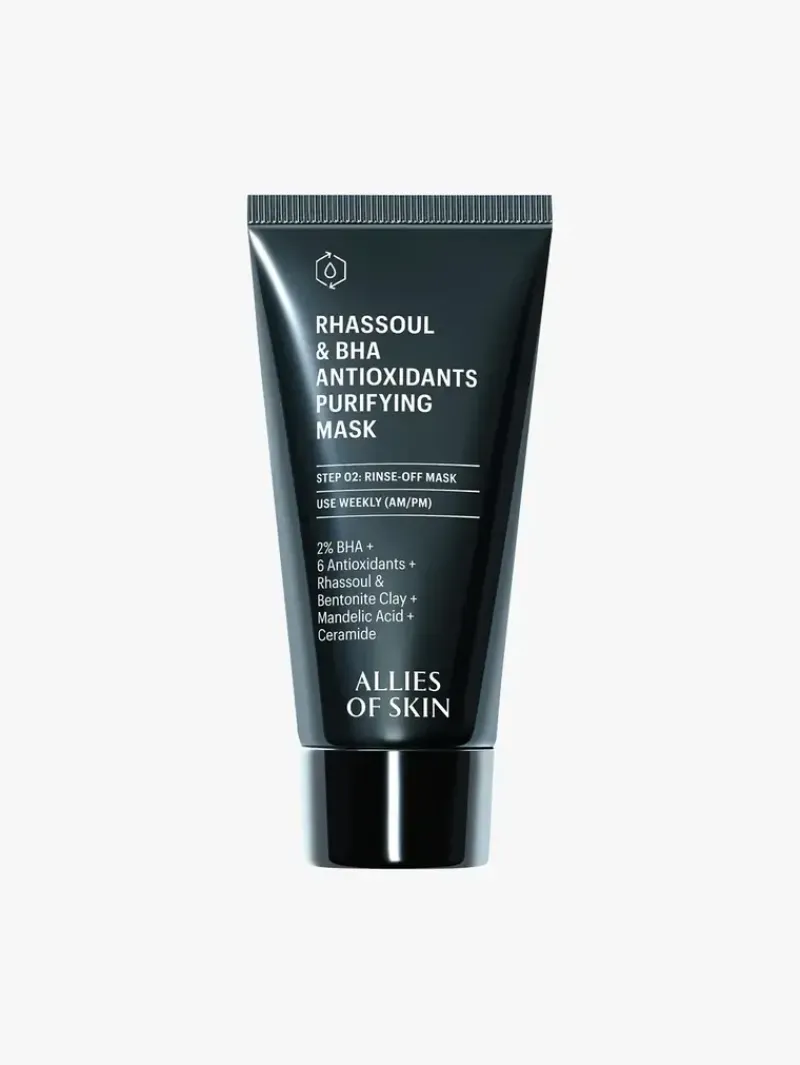 Allies of Skin Rhassoul & BHA Antioxidants Purifying Mask | MECCA Fashion