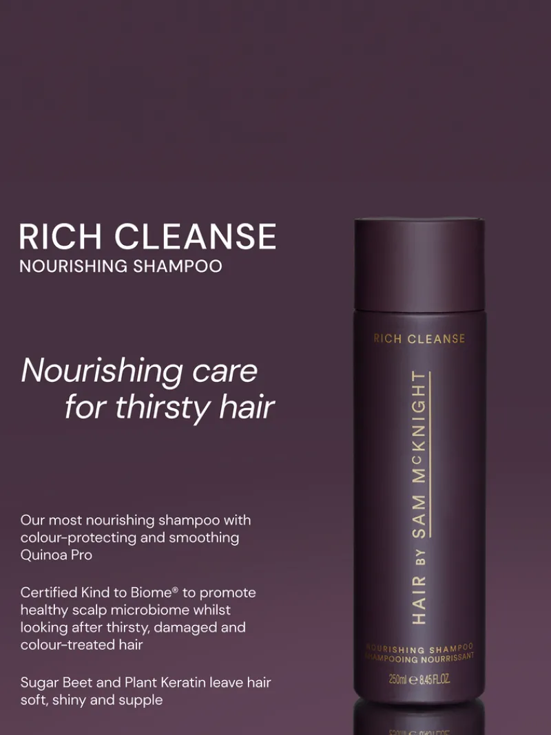 rich_cleanse_nourishing_s_6-1.webp Hair by Sam McKnight Rich Cleanse Nourishing Shampoo - 100ml | MECCA Clearance