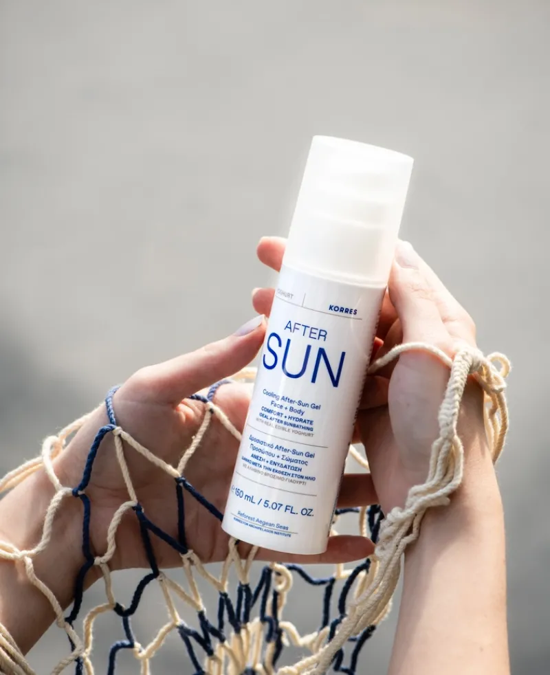 Korres YOGHURT Cooling After-Sun Gel Face + Body - | MECCA Hot